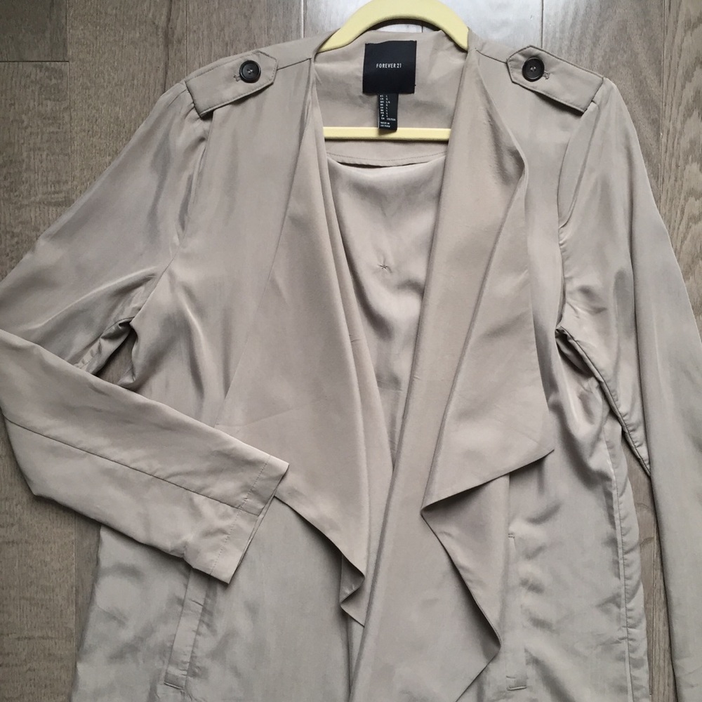 Lightweight Waterfall Maxi Jacket